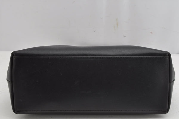 Authentic GUCCI Bamboo Shoulder Hand Bag Leather 0013008 Black Junk 0774K