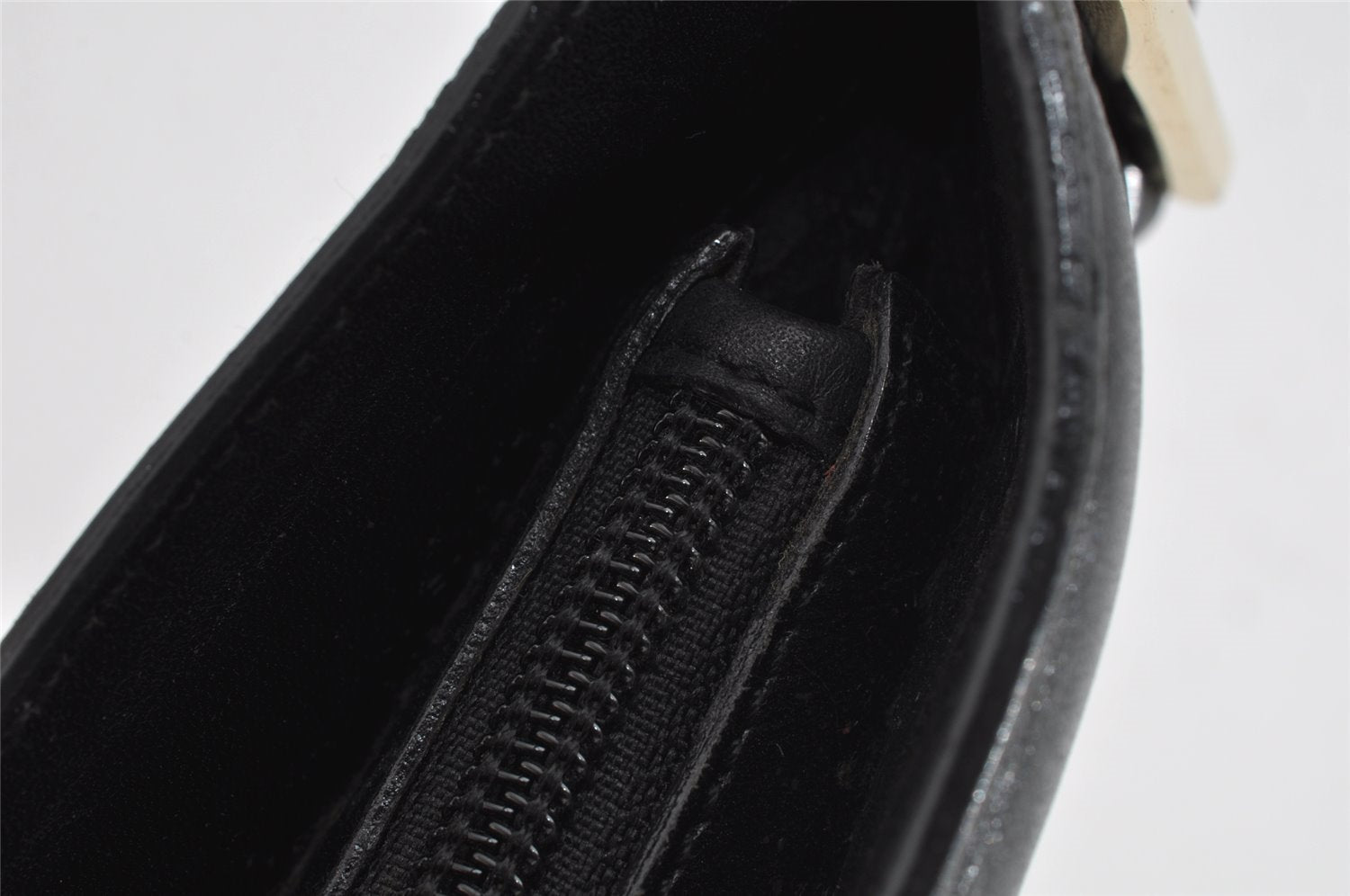 Authentic GUCCI Bamboo Shoulder Hand Bag Leather 0013008 Black Junk 0774K