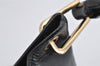 Authentic GUCCI Bamboo Shoulder Hand Bag Leather 0013008 Black Junk 0774K
