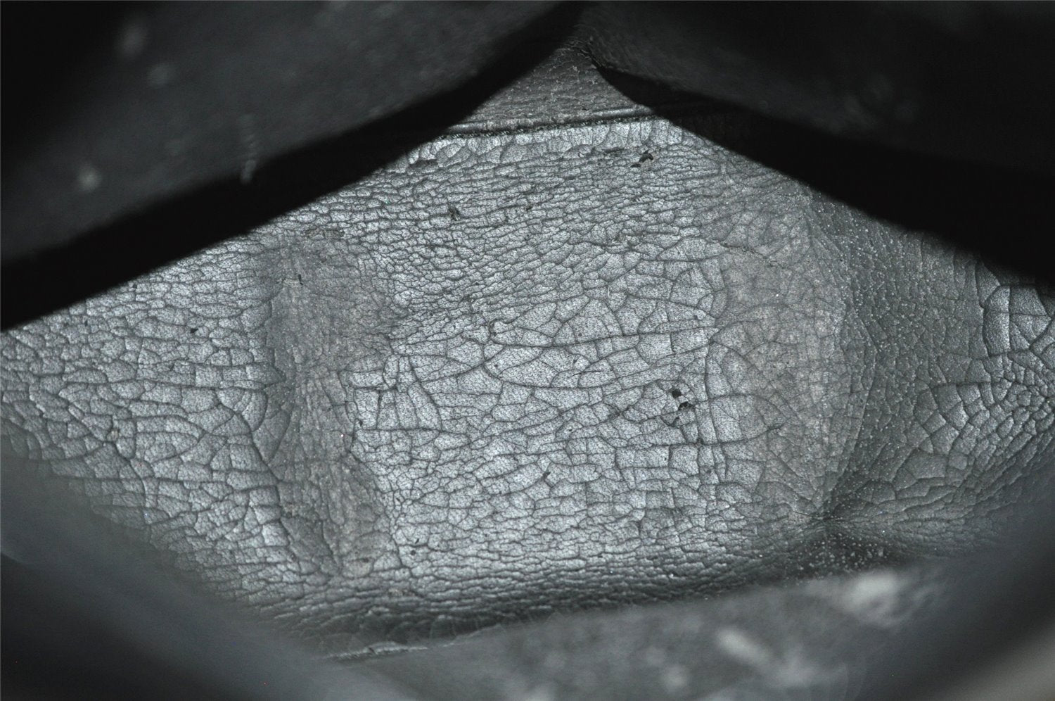 Authentic GUCCI Bamboo Shoulder Hand Bag Leather 0013008 Black Junk 0774K