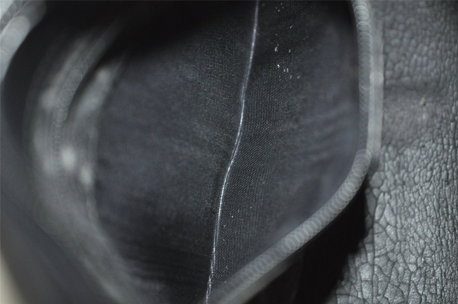 Authentic GUCCI Bamboo Shoulder Hand Bag Leather 0013008 Black Junk 0774K