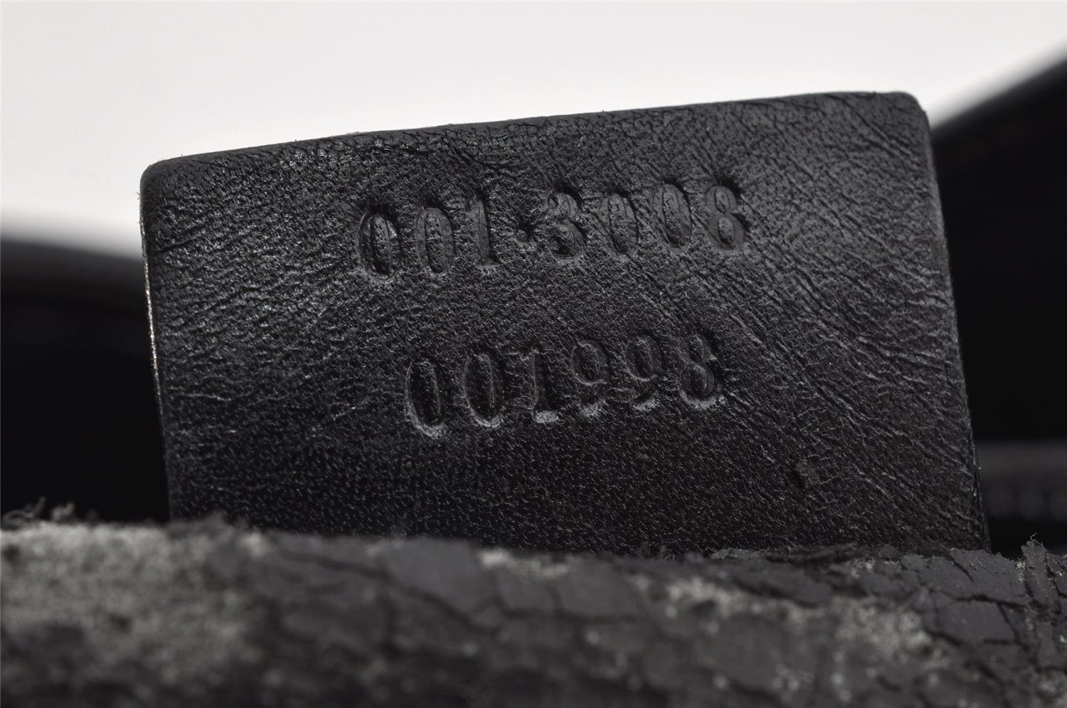 Authentic GUCCI Bamboo Shoulder Hand Bag Leather 0013008 Black Junk 0774K