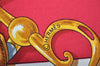 Authentic HERMES Carre 90 Scarf "Festival" Silk Red Box 0775G