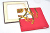 Authentic HERMES Carre 90 Scarf "Festival" Silk Red Box 0775G