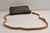 Authentic Louis Vuitton Monogram Trotteur Shoulder Cross Bag M51240 Junk 0775K