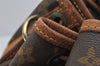 Authentic Louis Vuitton Monogram Noe Shoulder Drawstring Bag M42224 LV 0776K