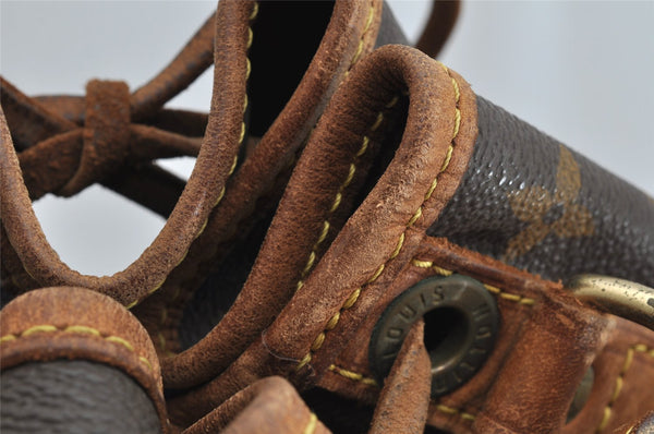 Authentic Louis Vuitton Monogram Noe Shoulder Drawstring Bag M42224 LV 0776K