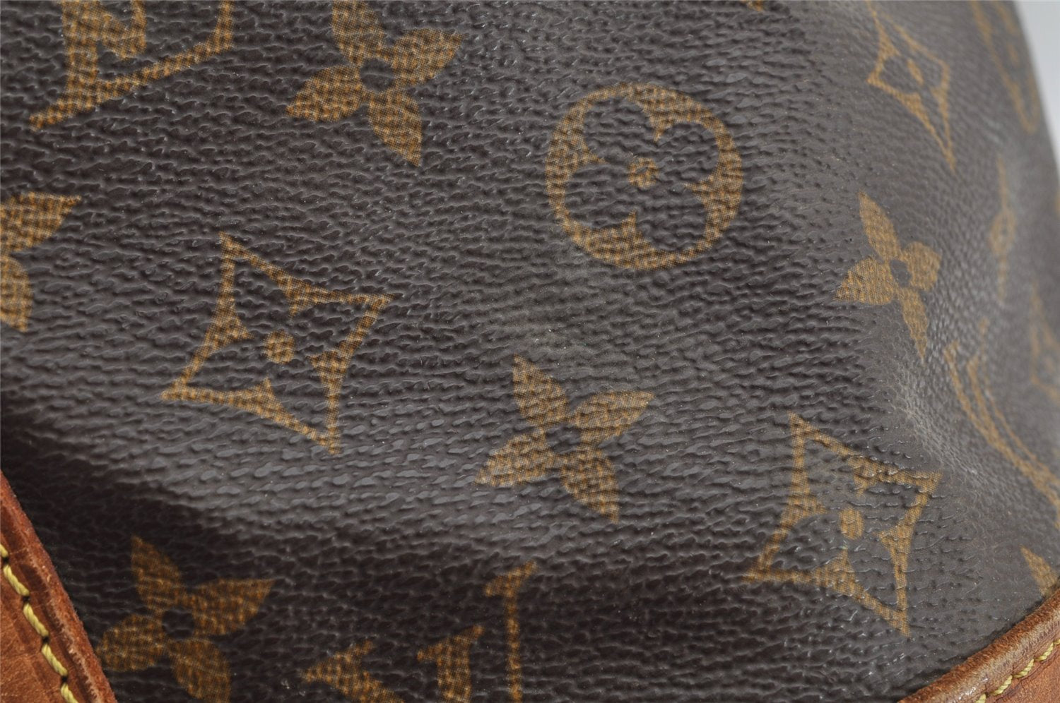 Authentic Louis Vuitton Monogram Noe Shoulder Drawstring Bag M42224 LV 0776K