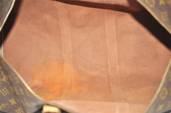 Auth Louis Vuitton Monogram Keepall Bandouliere 50 Boston Bag Old Model LV 0777I