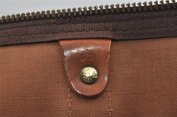 Auth Louis Vuitton Monogram Keepall Bandouliere 50 Boston Bag Old Model LV 0777I