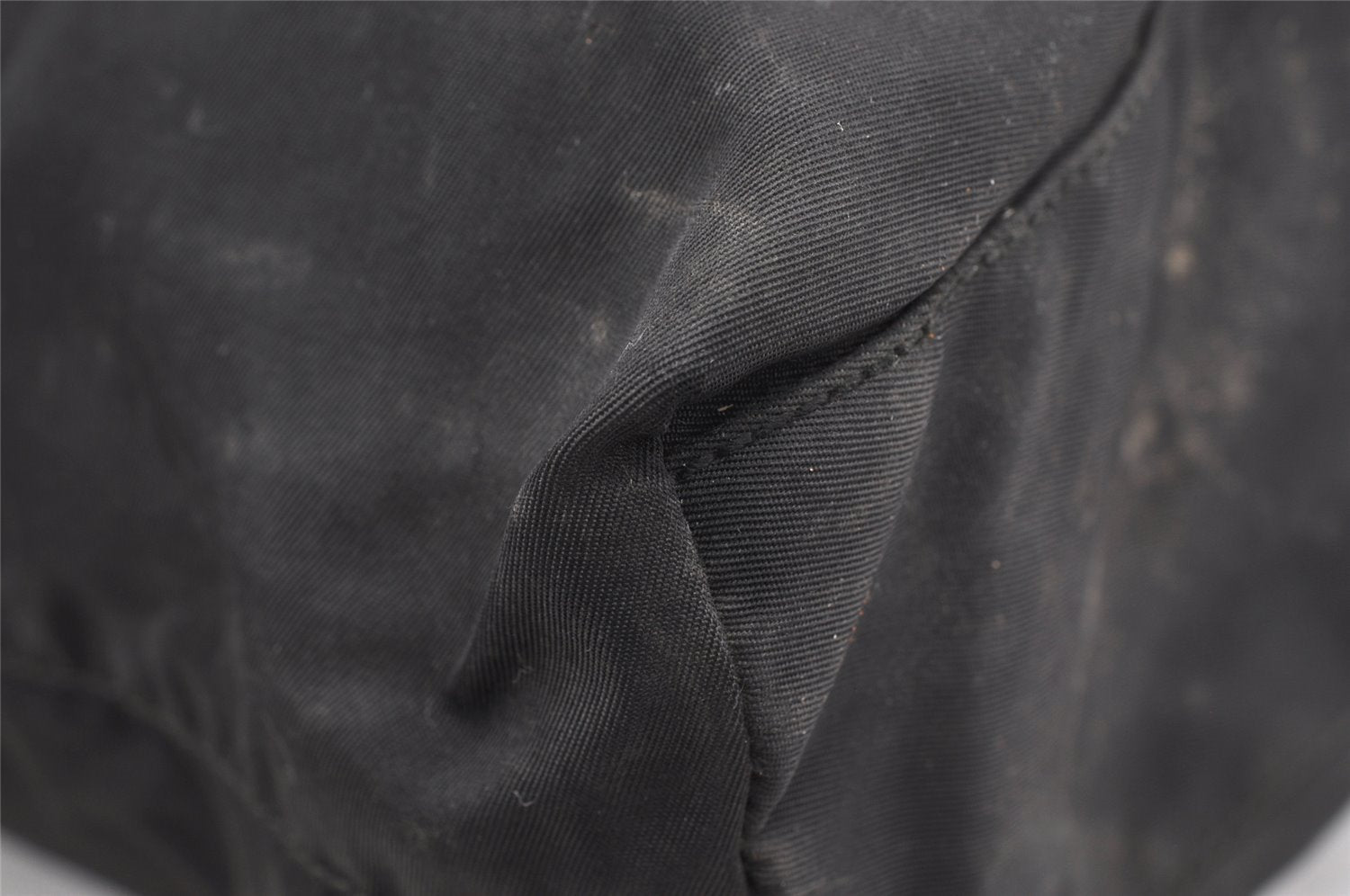 Authentic PRADA Nylon Tessuto Leather Shoulder Cross Body Bag Purse Black 0777J