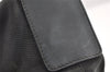 Authentic PRADA Nylon Tessuto Leather Shoulder Cross Body Bag Purse Black 0777J