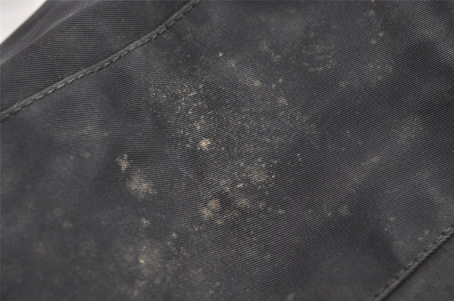 Authentic PRADA Nylon Tessuto Leather Shoulder Cross Body Bag Purse Black 0777J