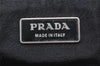 Authentic PRADA Nylon Tessuto Leather Shoulder Cross Body Bag Purse Black 0777J