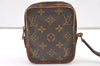 Auth Louis Vuitton Monogram Mini Poche Danube Shoulder Cross Bag M45268 LV 0777K