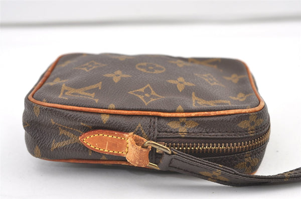 Auth Louis Vuitton Monogram Mini Poche Danube Shoulder Cross Bag M45268 LV 0777K