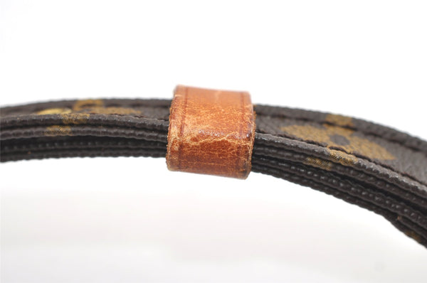 Auth Louis Vuitton Monogram Mini Poche Danube Shoulder Cross Bag M45268 LV 0777K