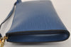 Authentic Louis Vuitton Epi Pochette Accessoires Pouch Blue M52945 LV 0778J