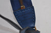 Authentic Louis Vuitton Epi Pochette Accessoires Pouch Blue M52945 LV 0778J
