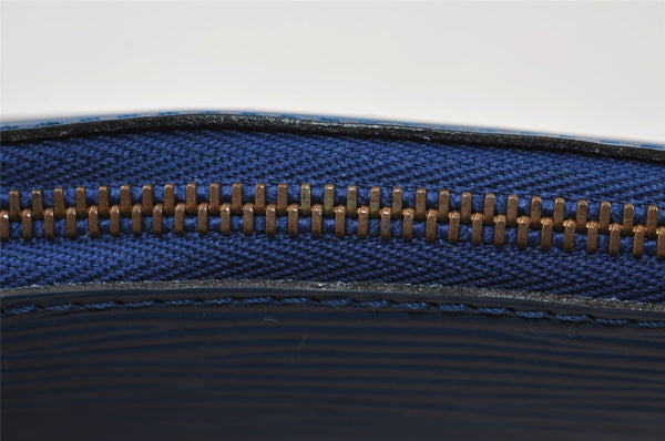 Authentic Louis Vuitton Epi Pochette Accessoires Pouch Blue M52945 LV 0778J