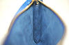 Authentic Louis Vuitton Epi Pochette Accessoires Pouch Blue M52945 LV 0778J
