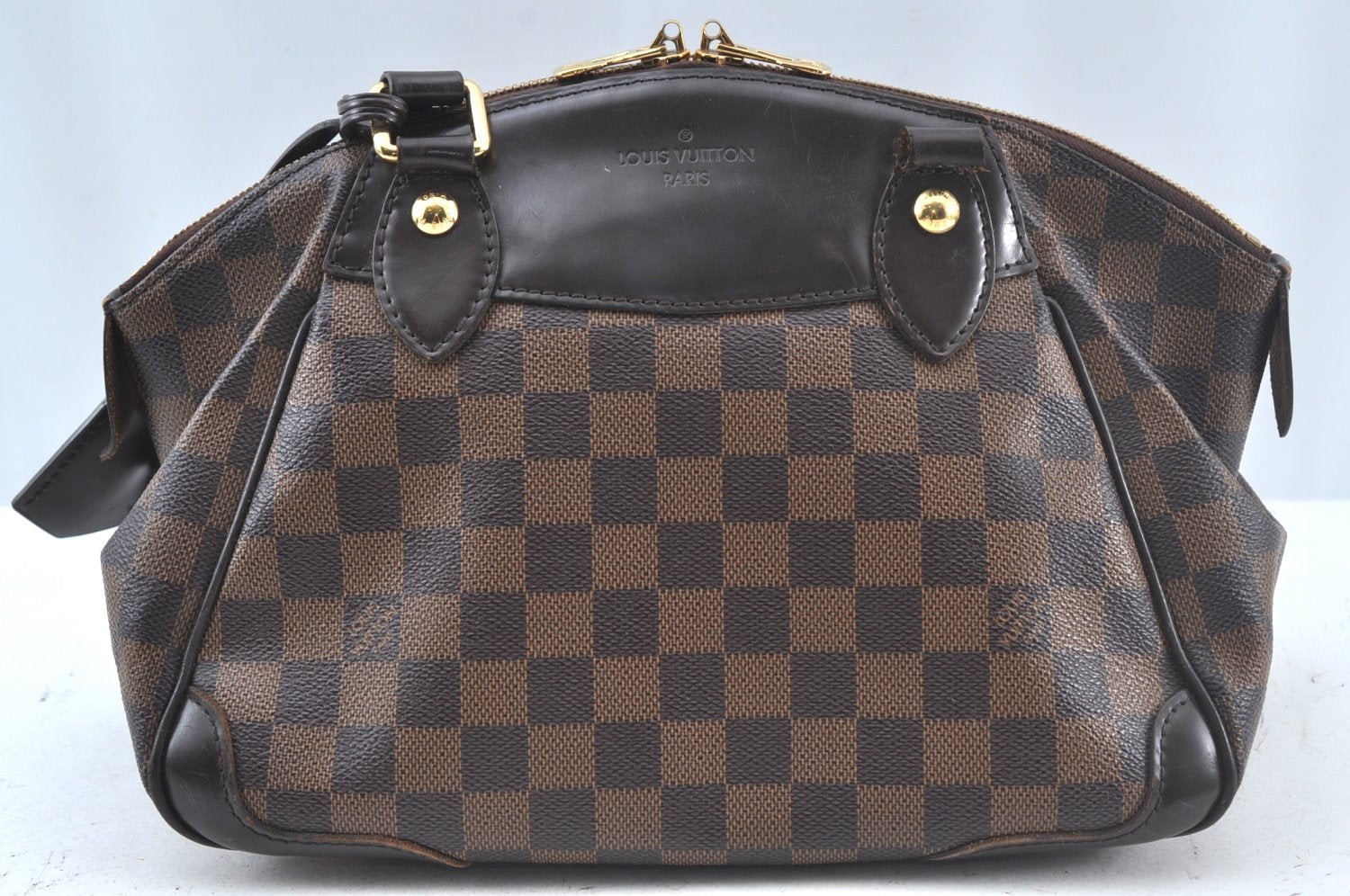 Authentic Louis Vuitton Damier Verona PM Shoulder Boston Bag N41117 Junk 0779J
