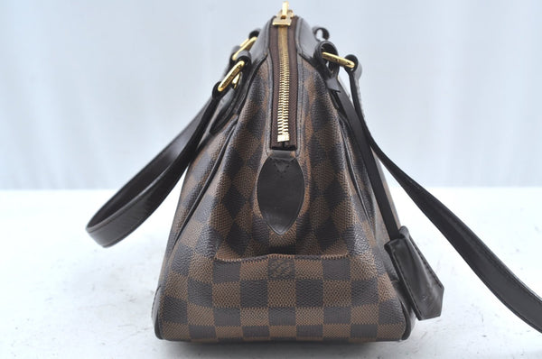 Authentic Louis Vuitton Damier Verona PM Shoulder Boston Bag N41117 Junk 0779J