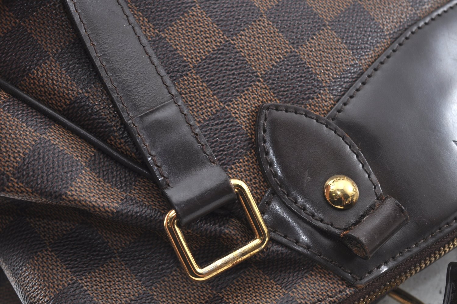 Authentic Louis Vuitton Damier Verona PM Shoulder Boston Bag N41117 Junk 0779J