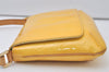Auth Louis Vuitton Vernis Thompson Street Shoulder Bag Yellow M91071 LV 0780J