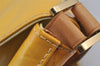 Auth Louis Vuitton Vernis Thompson Street Shoulder Bag Yellow M91071 LV 0780J
