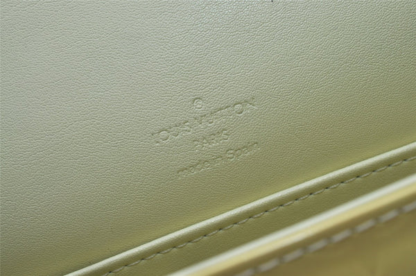 Auth Louis Vuitton Vernis Thompson Street Shoulder Bag Yellow M91071 LV 0780J