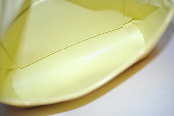 Auth Louis Vuitton Vernis Thompson Street Shoulder Bag Yellow M91071 LV 0780J