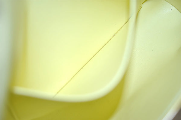 Auth Louis Vuitton Vernis Thompson Street Shoulder Bag Yellow M91071 LV 0780J