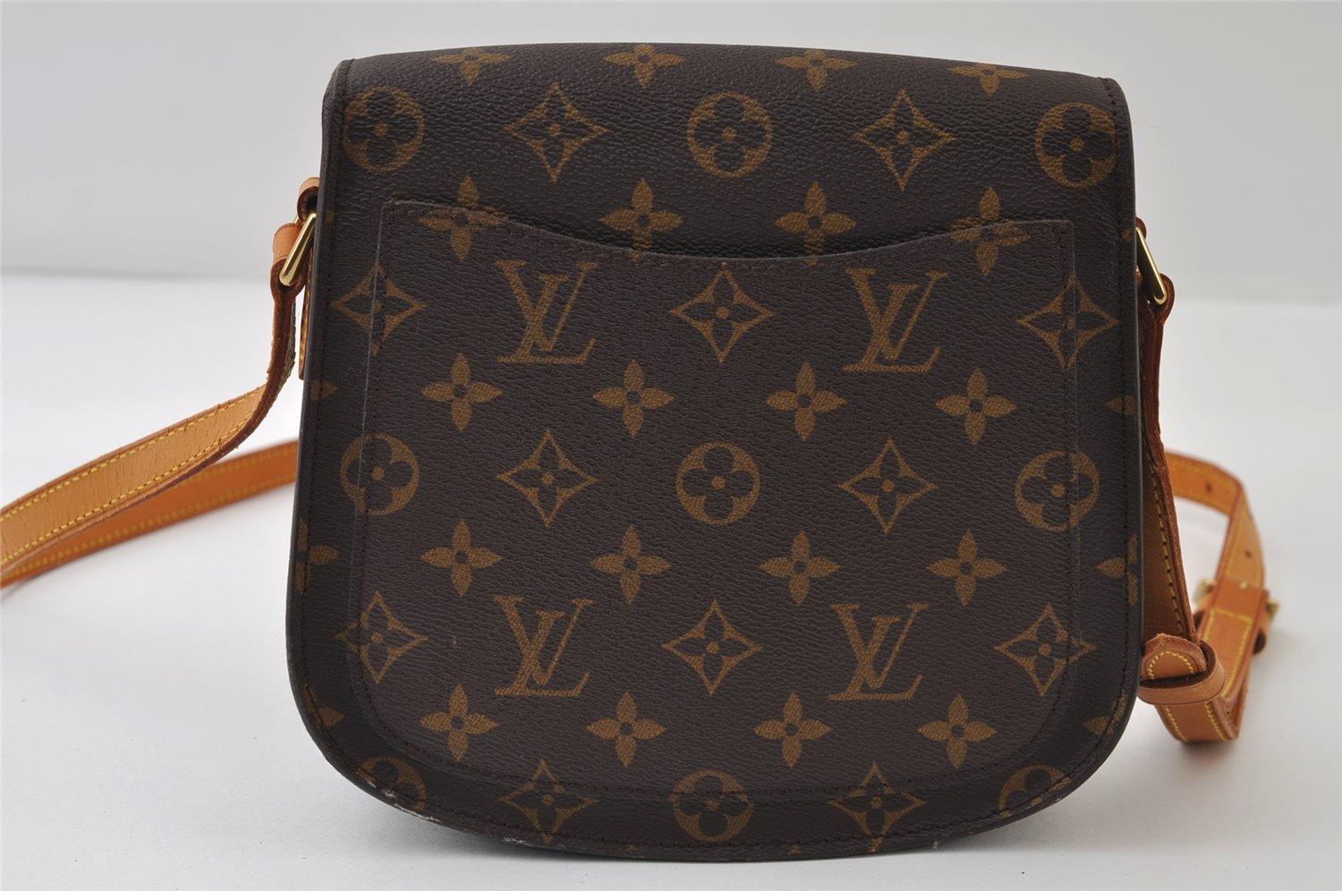 Authentic Louis Vuitton Monogram Saint Cloud MM M51243 Shoulder Cross Bag 0781J