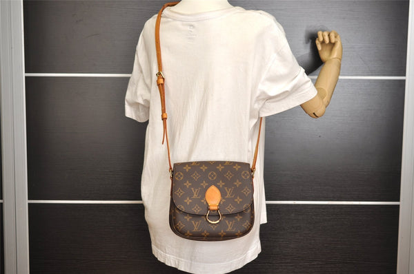 Authentic Louis Vuitton Monogram Saint Cloud MM M51243 Shoulder Cross Bag 0781J