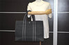 Authentic HERMES Vintage Fourre Tout GM Hand Tote Bag Canvas Black 0782J