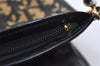 Authentic Christian Dior Trotter Shoulder Hand Bag Canvas Leather Blue 0783J