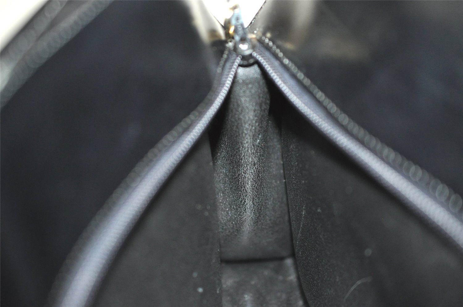 Authentic Christian Dior Trotter Shoulder Hand Bag Canvas Leather Blue 0783J