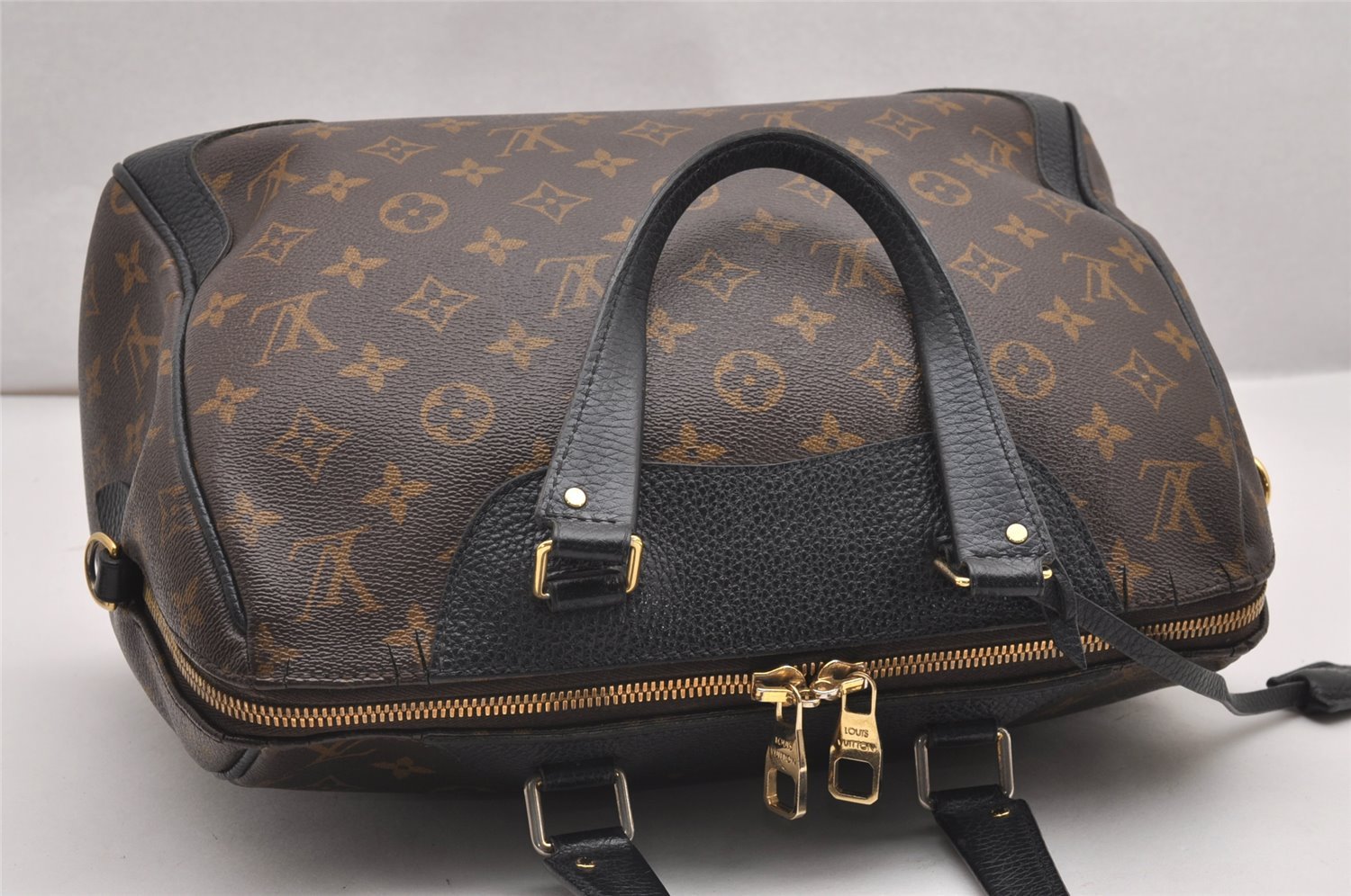 Authentic Louis Vuitton Monogram Retiro 2Way Shoulder Hand Bag M50058 LV 0784J