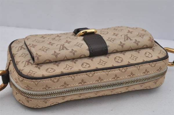 Auth Louis Vuitton Monogram Mini Juliet MM Shoulder Cross Bag M92218 Beige 0785J