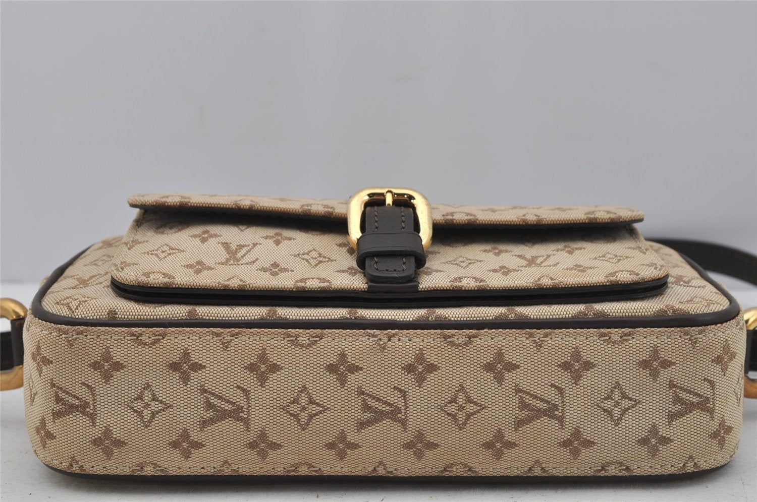 Auth Louis Vuitton Monogram Mini Juliet MM Shoulder Cross Bag M92218 Beige 0785J