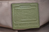 Authentic COACH Signature Shoulder Cross Bag Canvas Leather 10379 Green 0785K