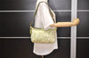 Authentic COACH Signature Shoulder Cross Bag Canvas Leather 10379 Green 0785K