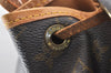 Authentic Louis Vuitton Monogram Noe Shoulder Drawstring Bag M42224 LV 0787J
