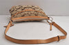 Authentic COACH Signature Shoulder Cross Bag Canvas Leather F19727 Brown 0787K