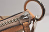 Authentic COACH Signature Shoulder Cross Bag Canvas Leather F19727 Brown 0787K