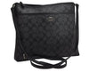 Authentic COACH Signature Shoulder Cross Body Bag PVC Leather F58297 Black 0788K