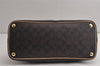 Authentic COACH Vintage Signature Hand Bag PVC Leather Brown 0789K