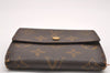 Auth Louis Vuitton Monogram M61652 Porte Monnaie Billet Carte Credit Junk 0792J