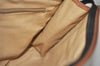 Authentic CELINE Macadam Blason Pattern Clutch Hand Bag PVC Leather Brown 0793J